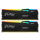 Pamięć RAM KINGSTON DDR5 Fury Beast Black RGB 64GB (2*32GB)/6000 CL36 EXPO KF560C36BBEAK2-64